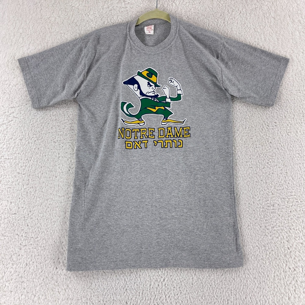 Nora Gray Notre Dame Made In Jerusalem‎ T-Shirt Mens 100% Cotton Size XL